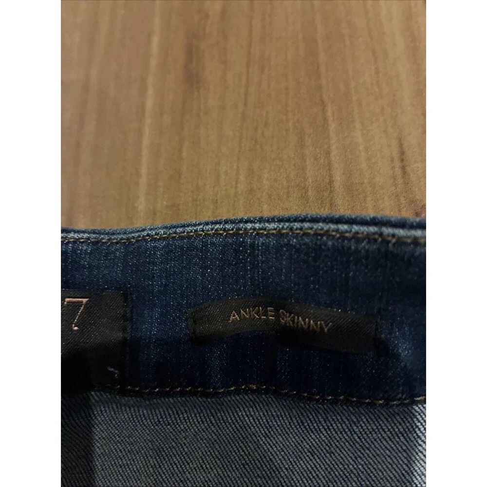 Jen 7 By 7 For All Mankind Women’s Size 10/ Ankle Skinny Jeans- Excellent Cond - Picture 5 of 13